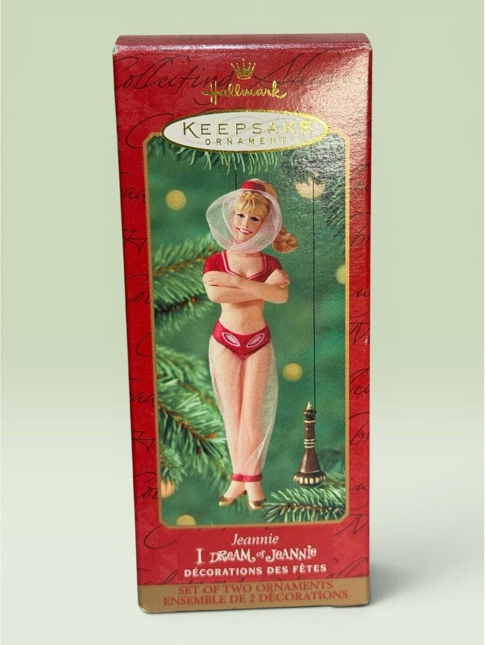 I Dream of Jeannie 2000 Hallmark Keepsake Ornament NIB Has Lamp Piece QXI8564